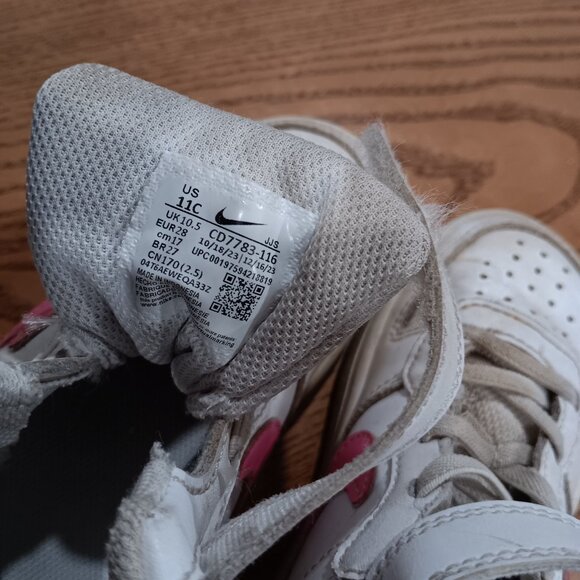 Nike Court Borough Mid rise 2 size toddler 11C - Picture 2 of 5